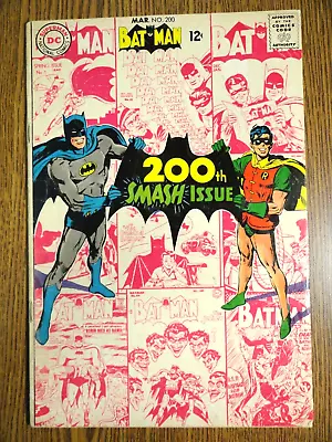 Buy Batman #200 Neal Adams Cover Key No Pin-Up Detective Robin Joker 1st Print DC • 54.34£
