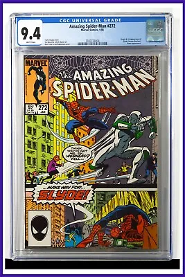 Buy Amazing Spider-Man #272 CGC Graded 9.4 Marvel 1986 White Pages Comic Book. • 69.89£