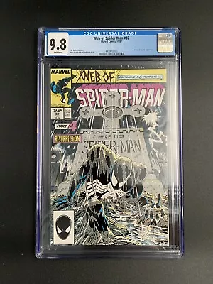 Buy Web Of Spider-Man #32 (1987) CGC 9.8 White Classic Zeck Cover/ Kravens Last Hunt • 387.53£