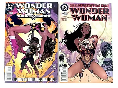 Buy DC Wonder Woman (1999) #145-146 ADAM HUGHES GOOD GIRL COVER LOT NM- TO NM • 27.17£