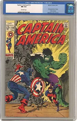 Buy Captain America #110 CGC 9.4 1969 0035767014 • 524.21£