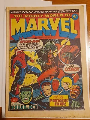 Buy Mighty World Of Marvel #12 Dec 1972 VGC+ 4.5 Reprints ASM #6 1st App The Lizard • 4.99£