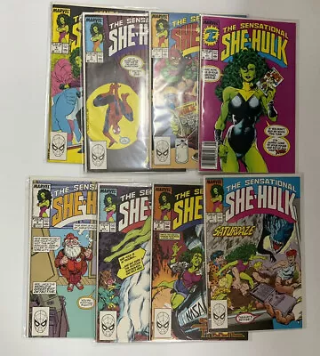 Buy THE SENSATIONAL SHE-HULK #1-8 1 2 3 4 5 6 7 8 Complete Run 1989 Marvel BYRNE • 50£