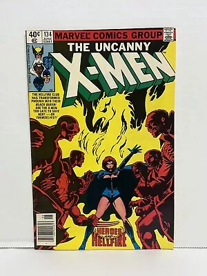 Buy Uncanny X-Men 134 1st Dark Phoenix Jean Grey Newsstand Issue 1980 Marvel Comic • 46.56£