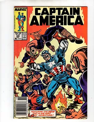 Buy Marvel Comics Captain America Volume 1 Book #335 F/VF • 1.78£
