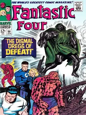 Buy Fantastic Four #58 NEW METAL SIGN: Doctor Doom - Dismal Dregs Of Defeat • 15.44£