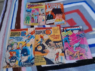 Buy 5 DC Comics 2X Super DC 1 X Superman 1 X Tomahawk 1 X Falling In Love Box 173 • 2.20£