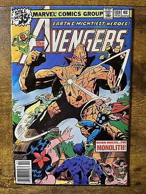 Buy The Avengers 180 Newsstand Dan Adkins Cover Marvel Comics 1979 Vintage • 2.29£