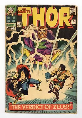 Buy Thor #129 FR/GD 1.5 1966 1st App. Ares In Marvel Universe • 14£