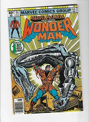 Buy Marvel Premiere #55 Newsstand Wonder Man 1972 Series Marvel • 13.19£