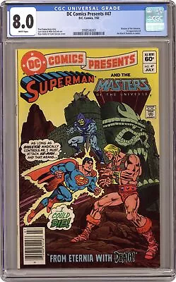 Buy DC Comics Presents #47 1st Printing CGC 8.0 1982 3998546001 1st He-Man And MOTU • 244.63£