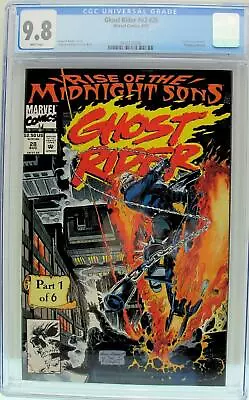 Buy Ghost Rider #28 CGC 9.8 1st Cameo App Midnight Sons, 1st App Caretaker & Lilith • 69.86£