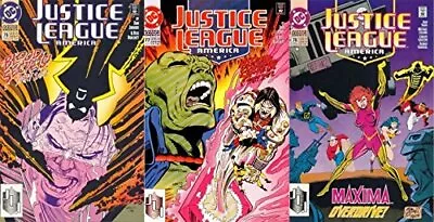 Buy Justice League America #76-78 (1989-1996) DC Comics - 3 Comics • 5.27£