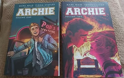 Buy ARCHIE Vol. 1 & 2 Graphic Novels Mark Waid -  Fiona Staples  - (Teen) - 2016/17 • 6£