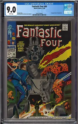 Buy Fantastic Four #80 CGC 9.0 White Pages 1st App Of Tomazooma • 158.81£