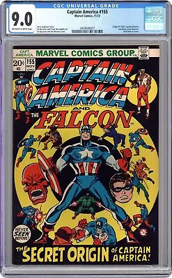 Buy Captain America #155 CGC 9.0 1972 4428648007 • 100.96£