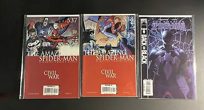 Buy Amazing Spider-Man #537-539 (2007 Marvel Comics) Key Black Suit Issue • 6.21£
