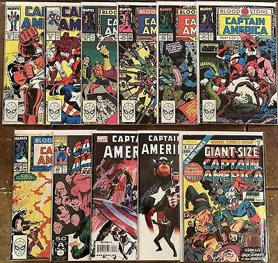 Buy Captain America #341, 353, 357, 359-362, 394, 600 (2 Covers) + Giant Size #1 Lot • 54.46£