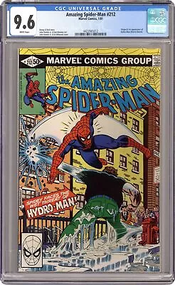Buy Amazing Spider-Man #212D CGC 9.6 1981 4423565012 • 75.33£