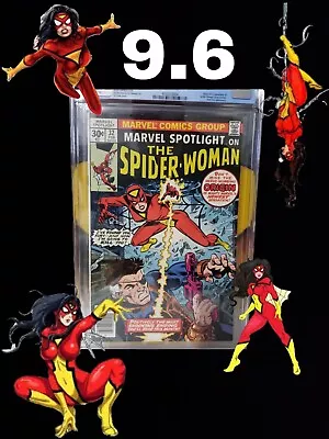 Buy Marvel Spotlight 32 1st SPIDER WOMAN CGC 9.6 Gil Kane Art 2/1977 White Pgs • 504.79£