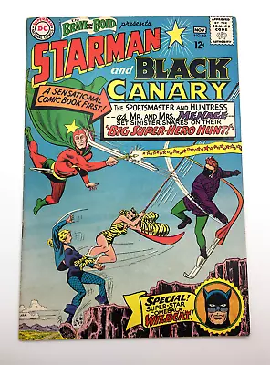 Buy Brave And The Bold #62 (1965) Black Canary! ⭑ 1st Silver Age App Of WILDCAT! • 38.05£
