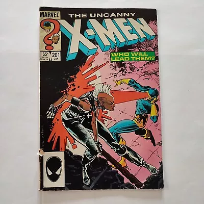 Buy Uncanny X-Men #201 - Marvel  1986 - 1st App Nathan Summers • 6.99£