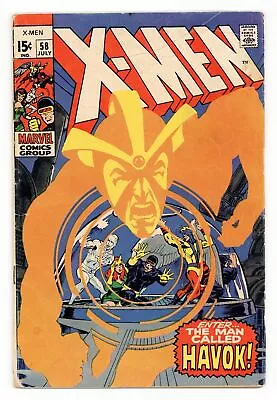 Buy Uncanny X-Men #58 GD+ 2.5 1969 • 74.69£