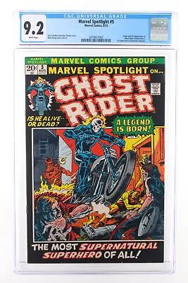Buy Marvel Spotlight #5 - Marvel Comics 1972 CGC 9.2 Origin And 1st Appearance Of Gh • 6,212.87£