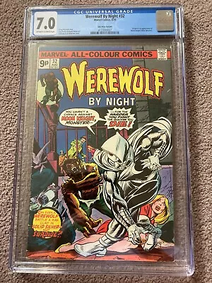 Buy Marvel Werewolf By Night #32 - CGC 7.0 UK Variant • 850£