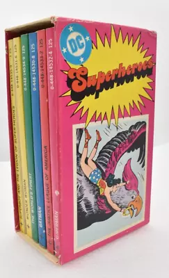 Buy DC Superheros, Tempo Books 6 Paperbook Box Set, Batman, Superman, More - 1977-78 • 170.85£