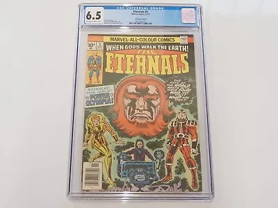 Buy The Eternals #5 (1976 - Marvel - Uk Price Variant) - Graded 6.5 Cgc • 139.99£