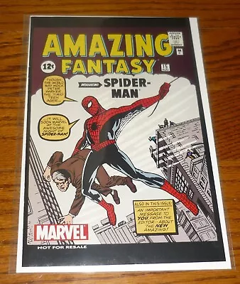 Buy Amazing Fantasy # 15, FIRST Appearance Of Spider-Man, Marvel Comics, 2002 Ditko • 14.72£