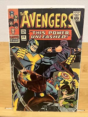 Buy The Avengers #29 Unstamped Cents Copy. 1966. 🔥🔥 • 15£