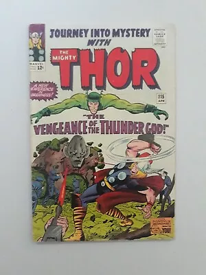 Buy Journey Into Mystery 115 Loki Marvel Comics 1965 Thor • 58.25£