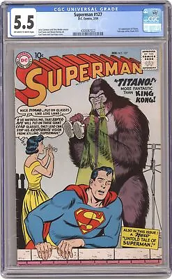 Buy Superman #127 CGC 5.5 1959 4308067022 • 213.57£