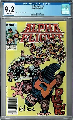 Buy Alpha Flight #5 CGC 9.2 (Dec 1983, Marvel) John Byrne, Talisman, Origin Shaman • 35.01£