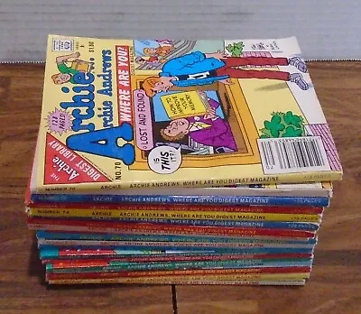 Buy Lot Of 19 Archie...books Where Are You (digest Books) 70,71,72,73,74,75,76,77 • 31.08£