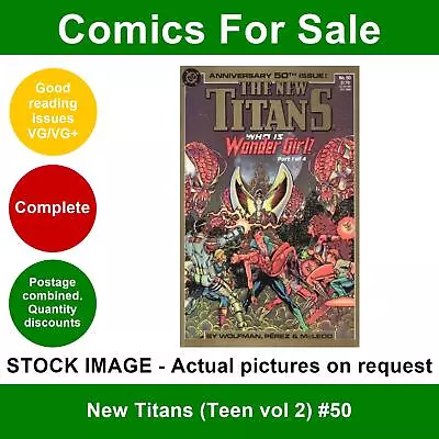 Buy DC Tales Of Teen Titans #50 Comic - VG/VG+ 01 February 1985 - Anniversary • 3.49£