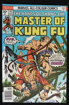 Buy The Hands Of Shang-Chi Master Of Kung Fu #46 UK Price Variant Nov 1976 VF- 7.5 • 7.75£