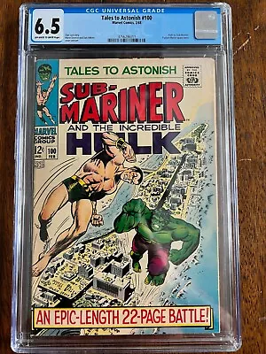 Buy Tales To Astonish #100 CGC 6.5  • 100.18£