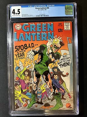 Buy Green Lantern #66 CGC 4.5 DC Comics 1969 Silver Age 1st Print • 38.82£
