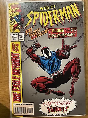 Buy Web Of Spider-Man #118 (Marvel Comics November 1994) • 46.60£