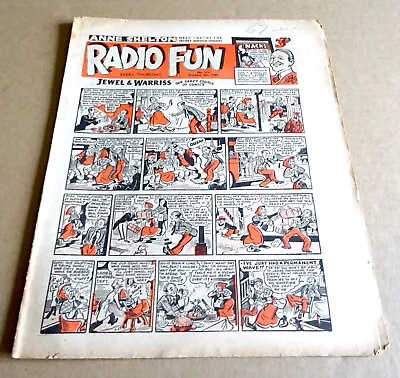 Buy RADIO FUN 1949 GOLDEN AGE COMIC DATED OCTOBER 9th 1949 (VG-) CONDITION • 3.95£