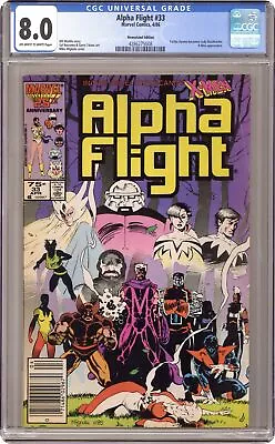 Buy Alpha Flight #33D CGC 8.0 Newsstand 1986 4286275008 1st App. Lady Deathstrike • 27.18£