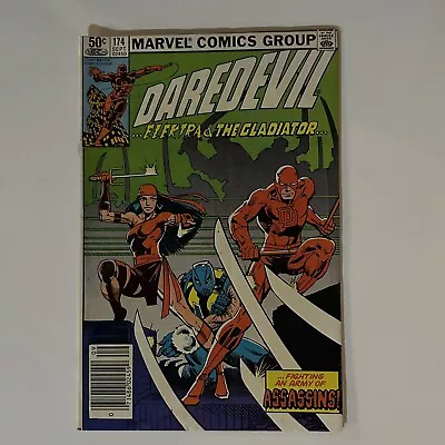 Buy Daredevil #174 ( 1st Appearance The Hand), Elektra, Gladiator Newstand Edition • 11.65£