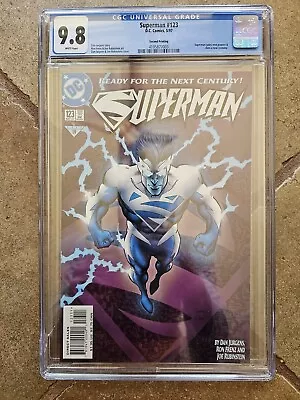 Buy Superman #123 CGC 9.8 1st Appearance Of New Powers & Costume 2nd Print DC 1997   • 89.31£