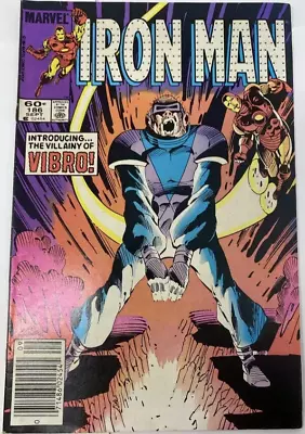 Buy *iron Man #186*marvel Comics*sep 1984*fn*newsstand*tnc* • 2.32£
