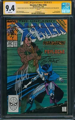 Buy Uncanny X-Men 256 ⭐ 4X SIGNED JIM LEE, CLAREMONT ⭐ CGC 9.4 1st New Psylocke 1989 • 213.57£