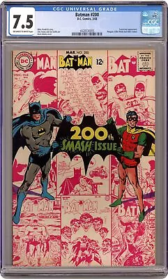 Buy Batman #200 CGC 7.5 1968 4428530005 • 159.20£