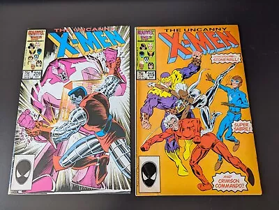 Buy Uncanny X-Men #209, 215 - Marvel Comics Lot • 5£